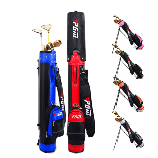 Compact Sunday Stand Golf Bag – 36" Pencil Carry, 2 Pockets, Rain Hood