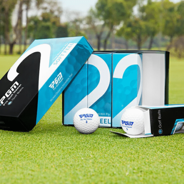 PGM Soft Feel Golf Balls – 2 Piece Ionomer Cover, Low Compression Distance, White, 12 Pack - Image 3